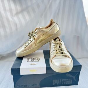 Puma Suede Classic 50th Gold Sneakers